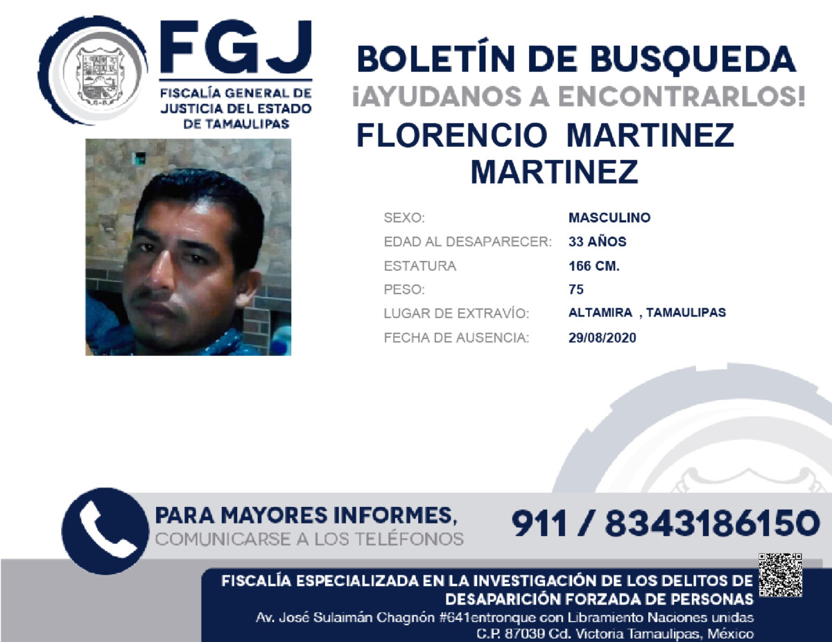 Boletin de Busqueda Florencio