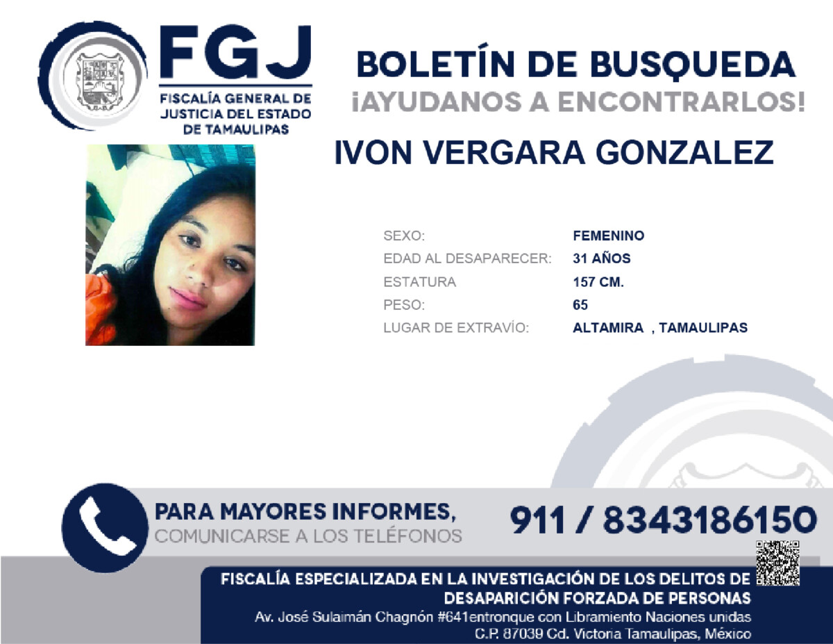 Boletin de Busqueda Ivon