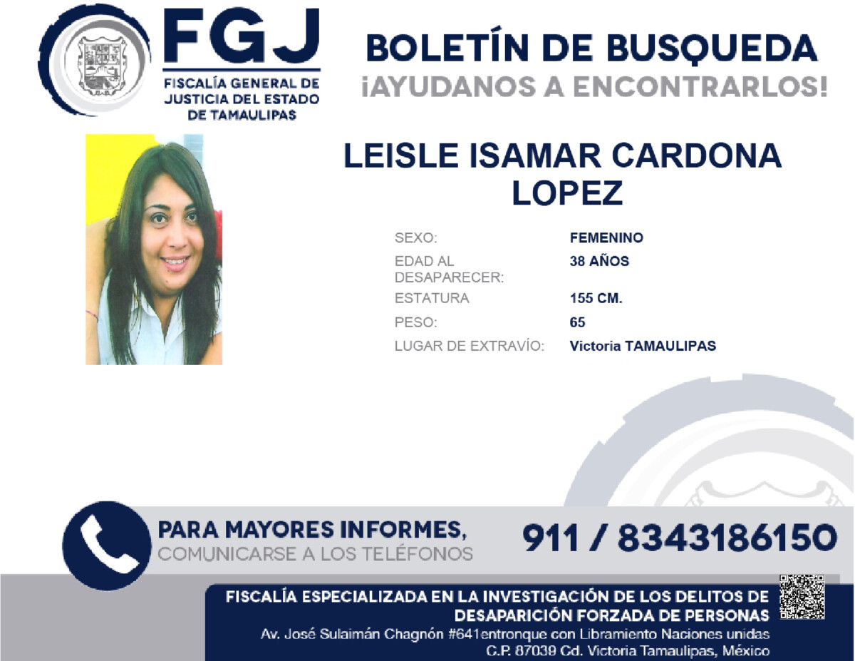 Boletin de Busuqeda Leslie