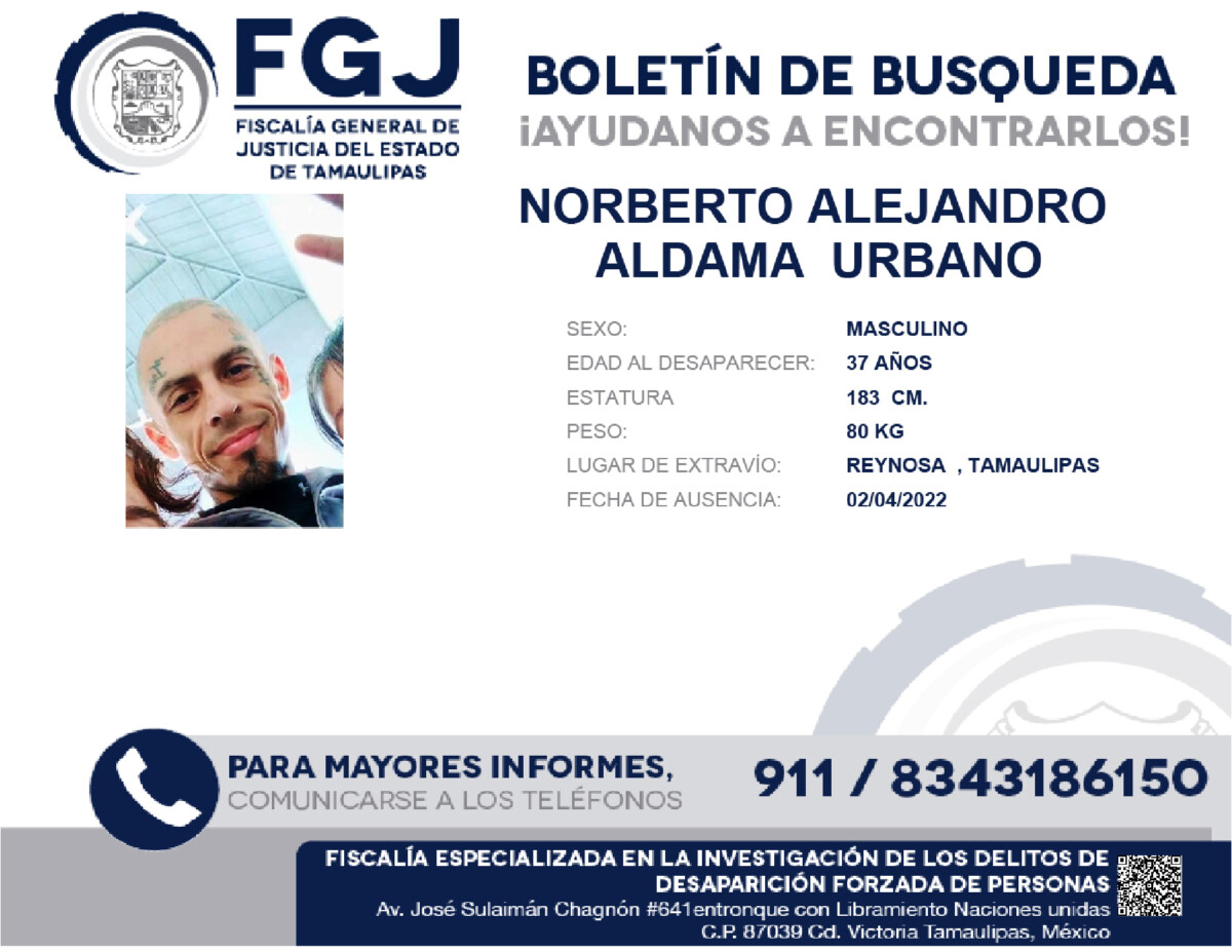 Boletin de Busqueda Norberto Alejandro