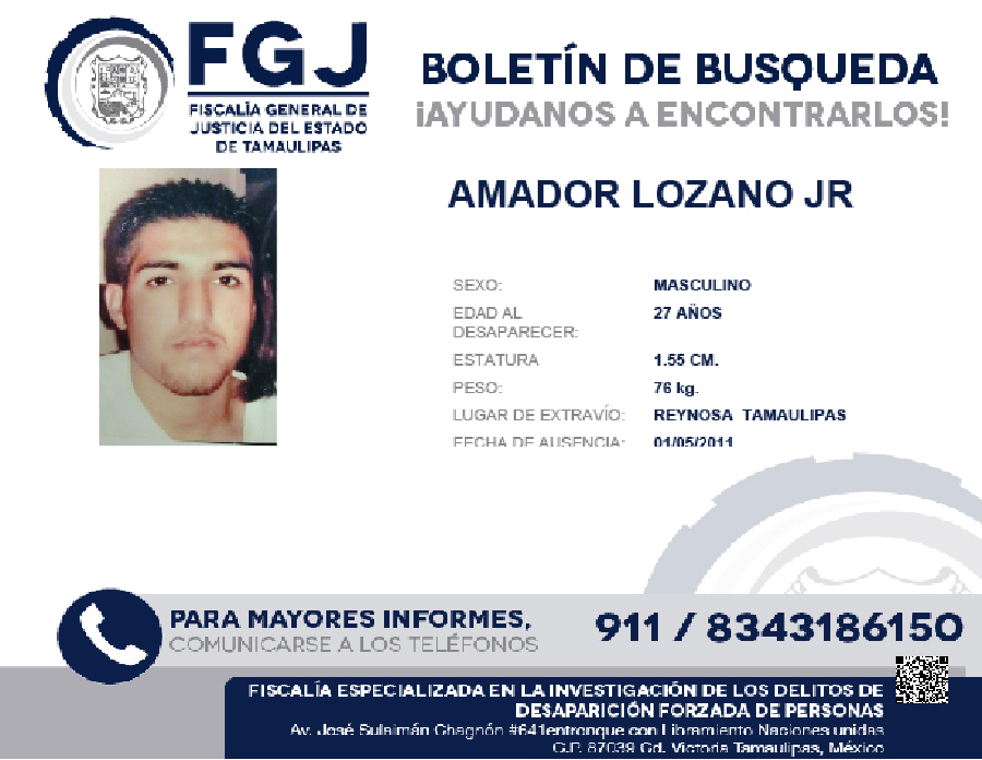 Boletin de Busqued Amador Lozano