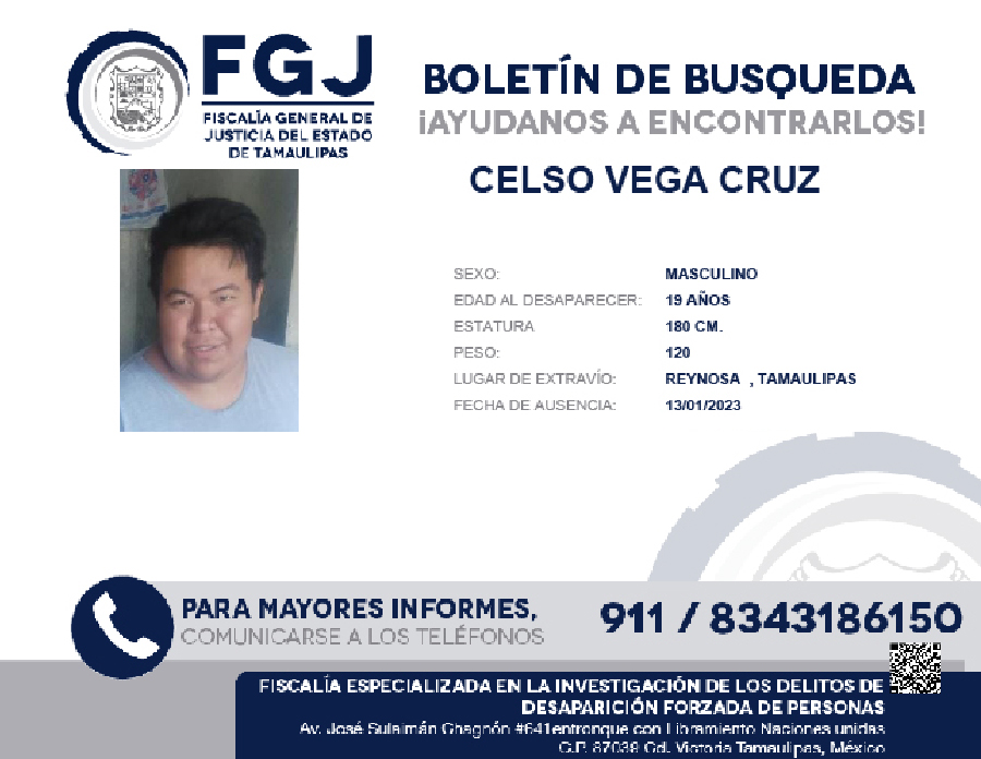 Boletín de Búsqueda Celso