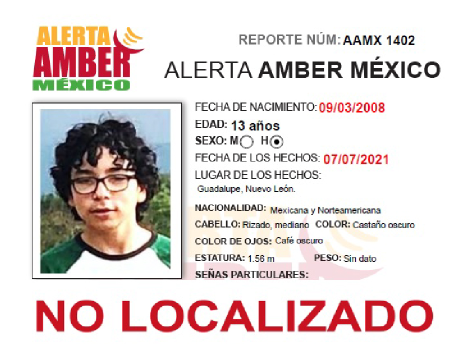 Alerta Amber Andres