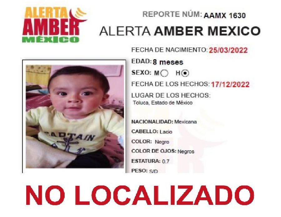 Alerta Amber Axel Santos