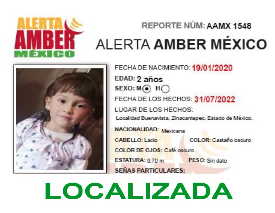 Alerta Amber Michelle