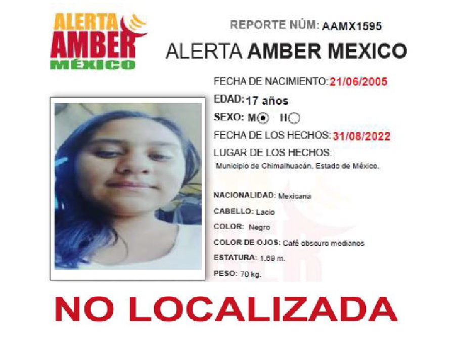 Alerta Amber Guadalupe