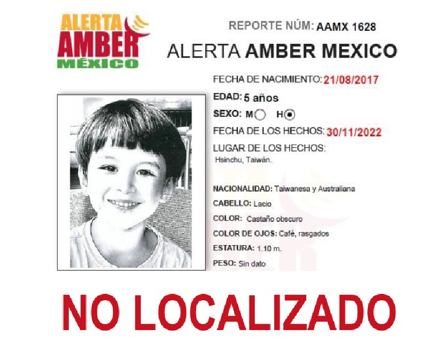 Alerta Amber Ian Hoyos