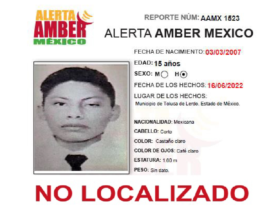 Alerta Amber Saul