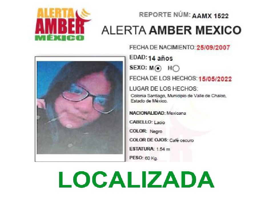 Alerta Amber Vania Shirel