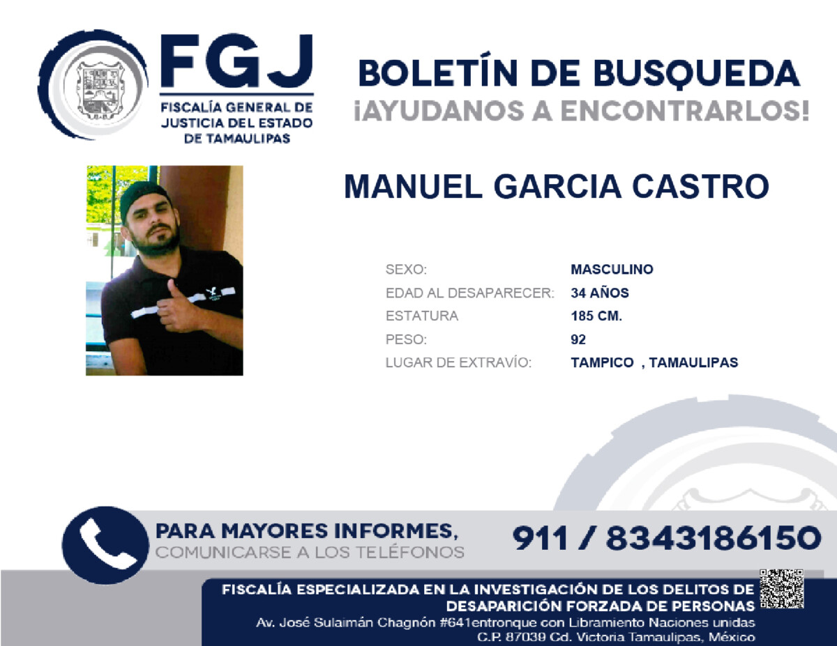 BOLETIN DE BUSQUEDA MANUEL