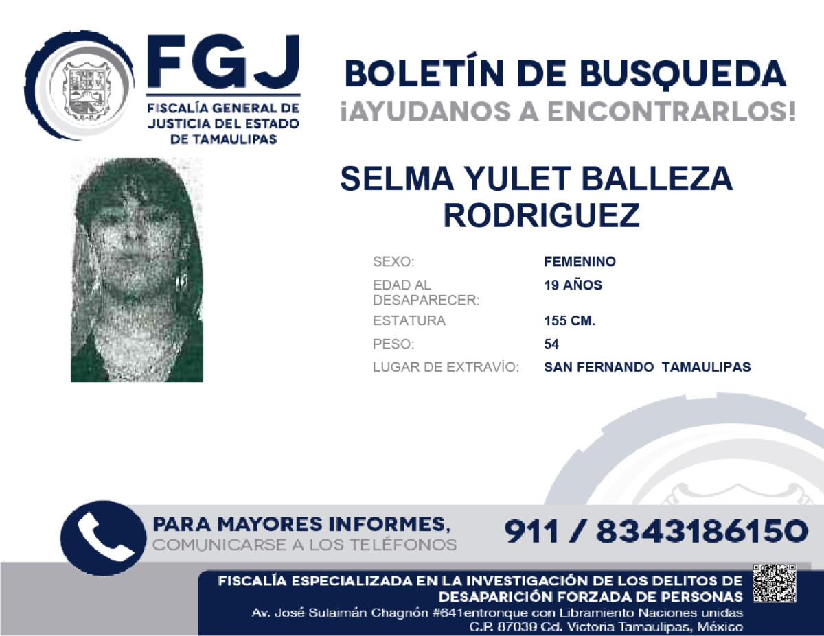 Boletin dee Busqueda Selma