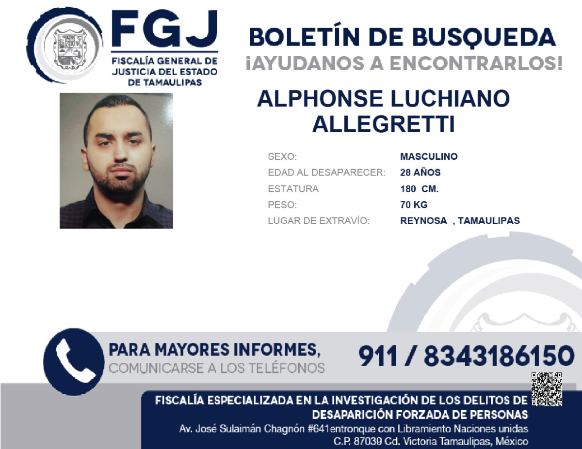 Boletín de Búsqueda Alphonse