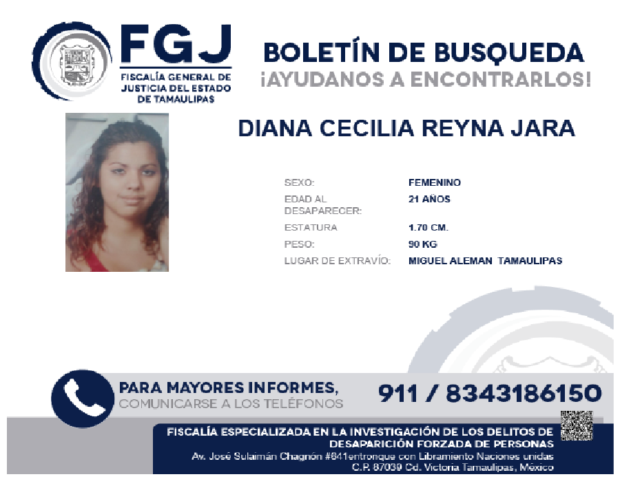 Boletin de Busqueda Diana