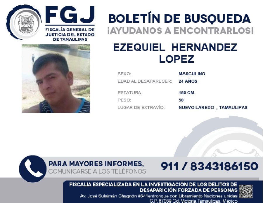 Boletin de Busqueda Ezequiel