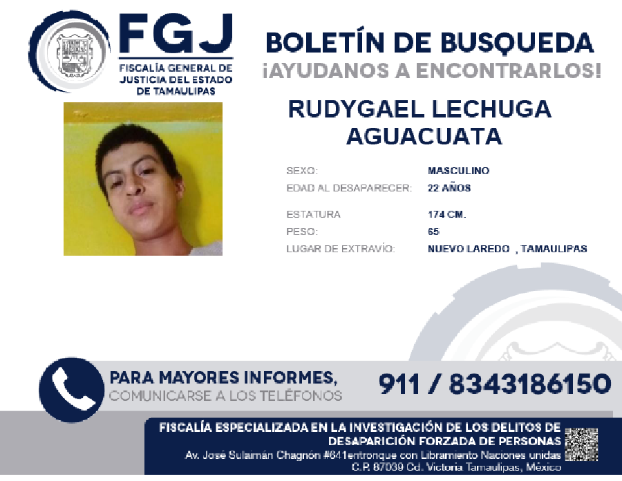 Boletín de Búsqueda RudyGael