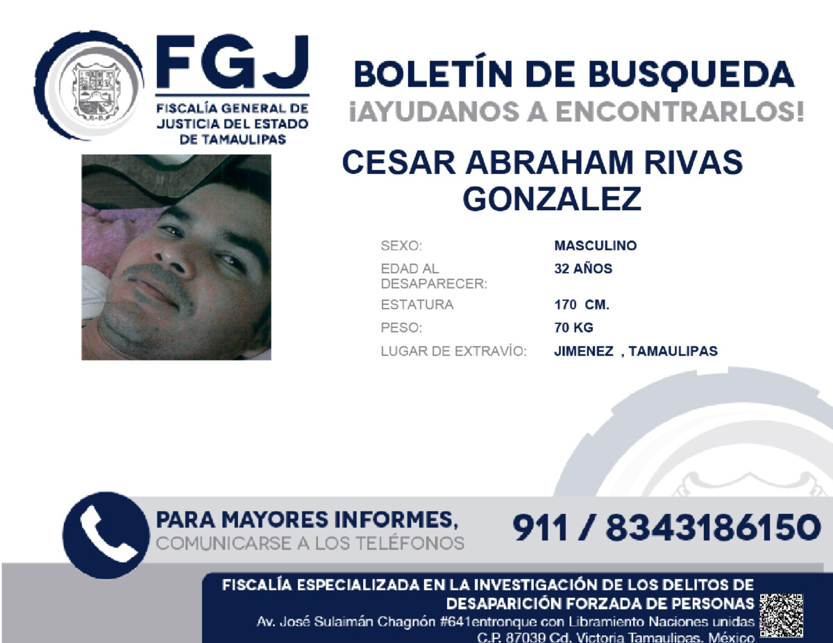 Boletin de Busuqeda Cesar Abraham