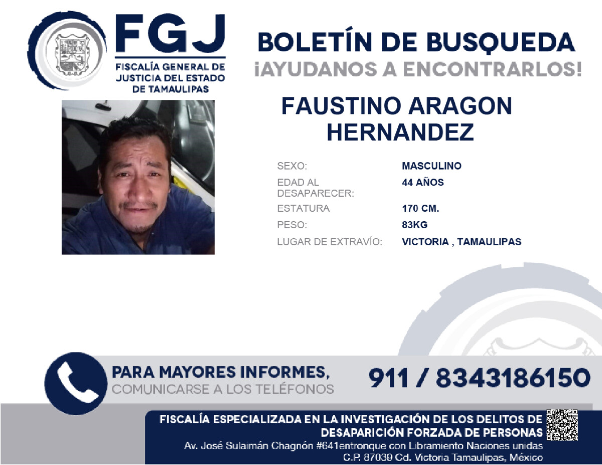 Boletin de Busqueda Faustino