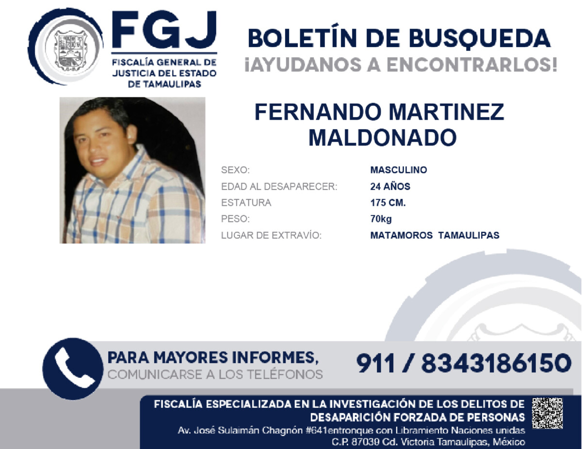 Boletín de Búsqueda Fernando