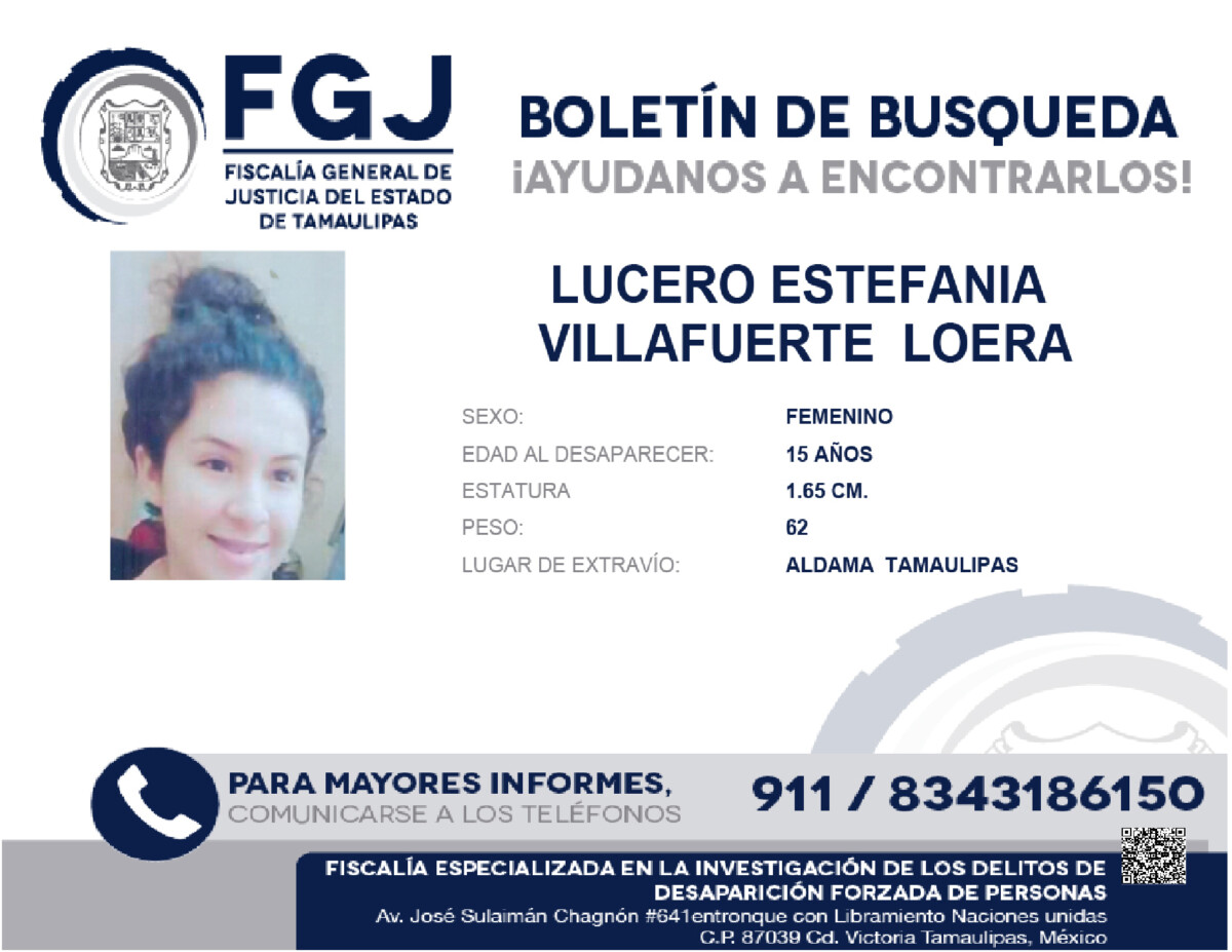 Boletín de Búsqueda Lucero