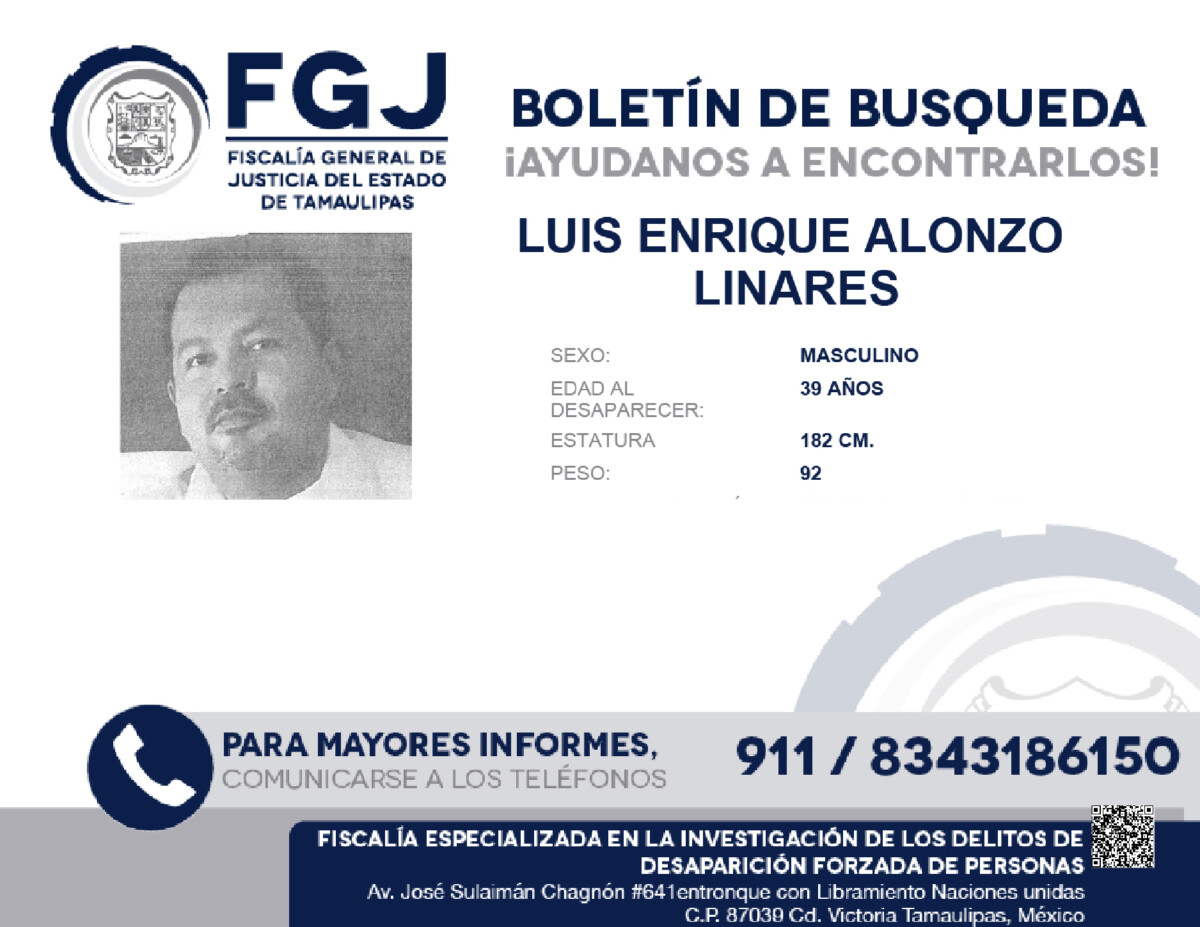 Boletin de Busqueda luis enrique