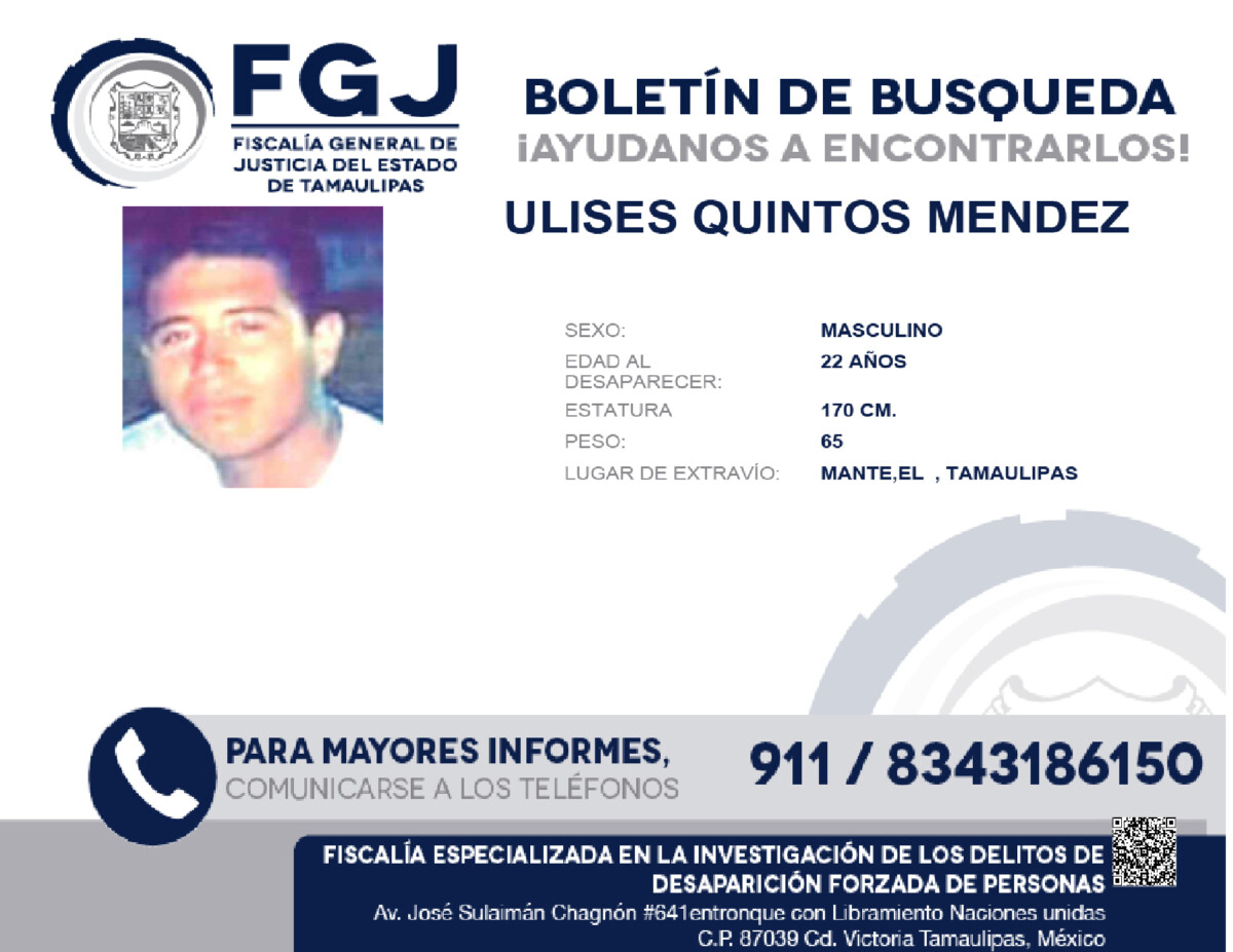 Boletin de Busqueda Ulises Quintos