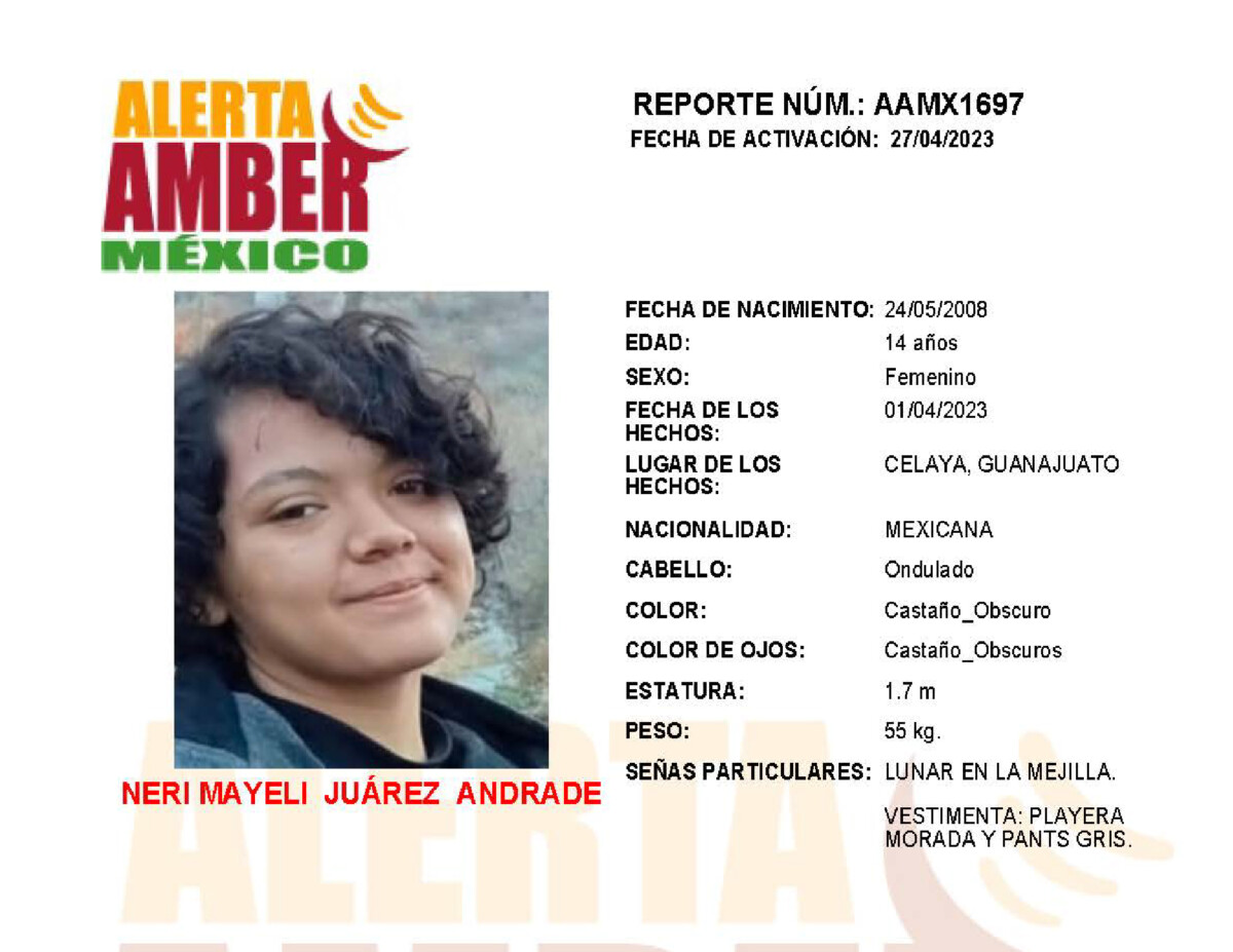 Alerta Amber Neri Nayelli