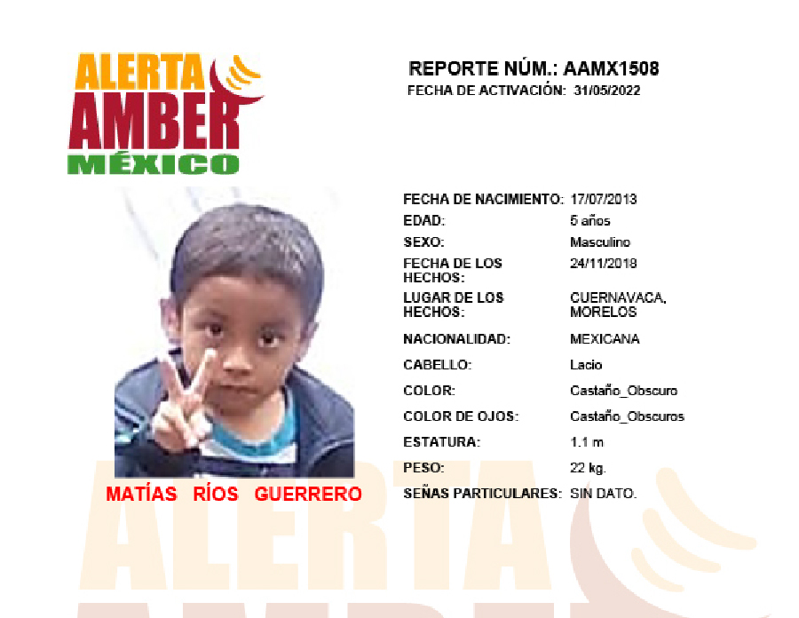 Alerta Amber Matias