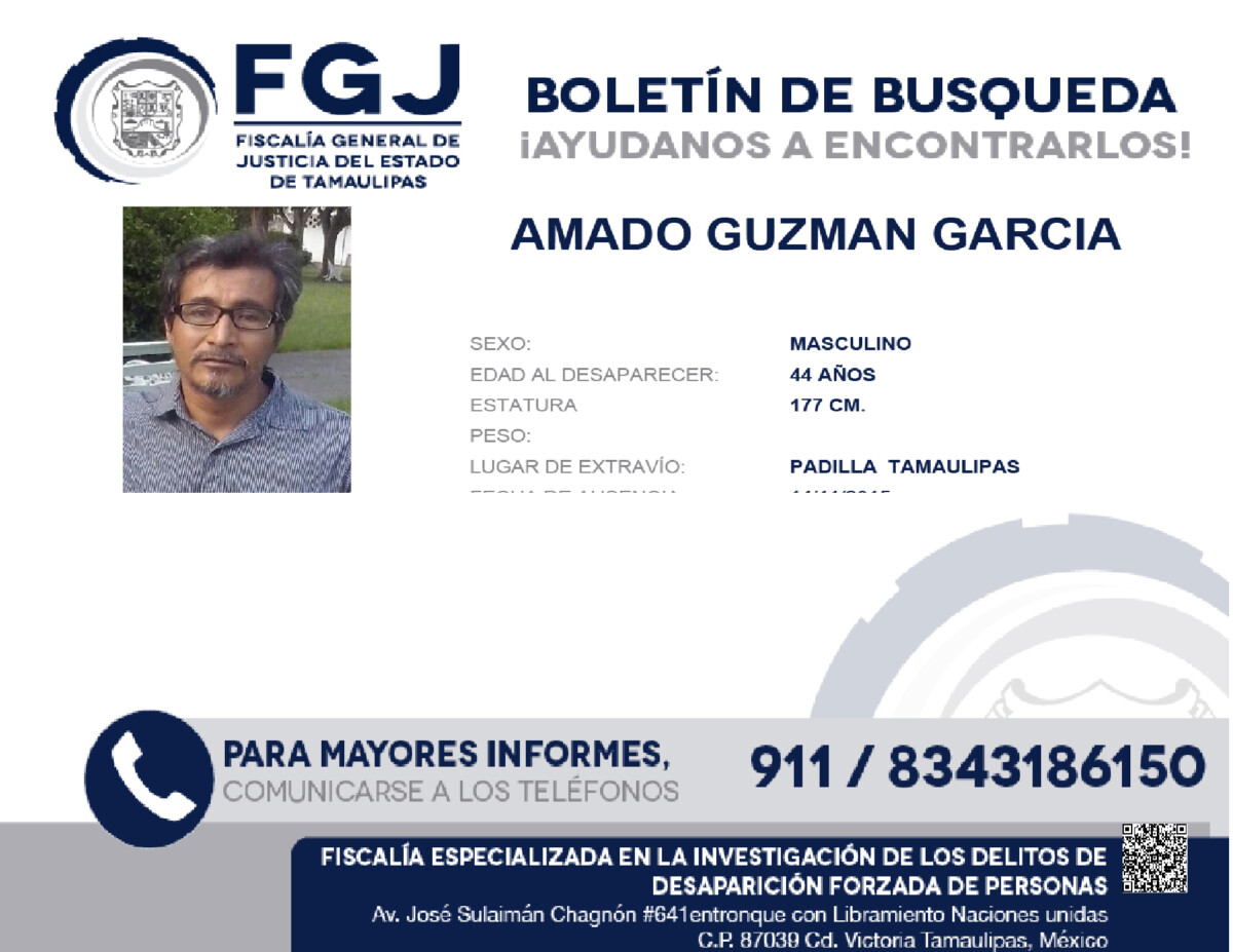 Boletin de Busqueda Amado