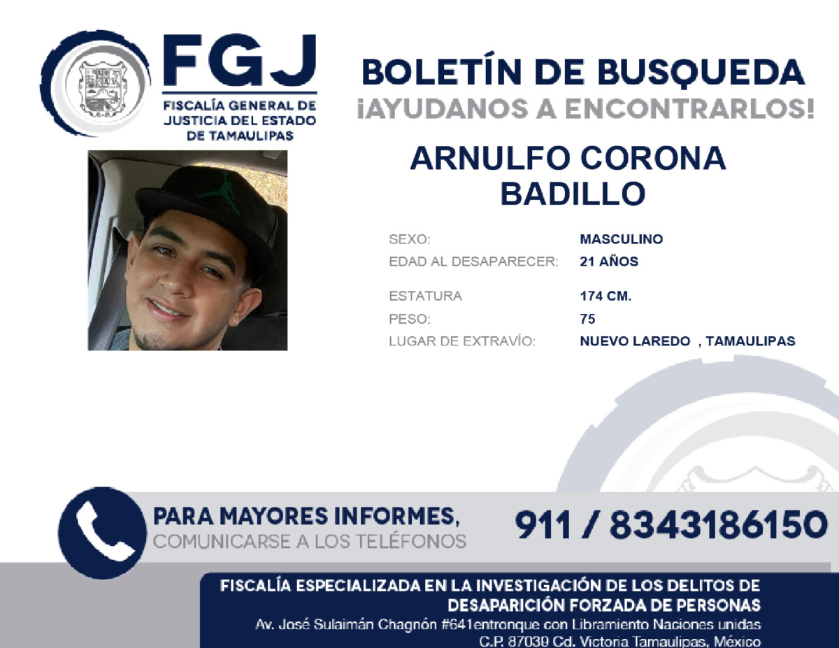 Boletín de Búsqueda Arnulfo