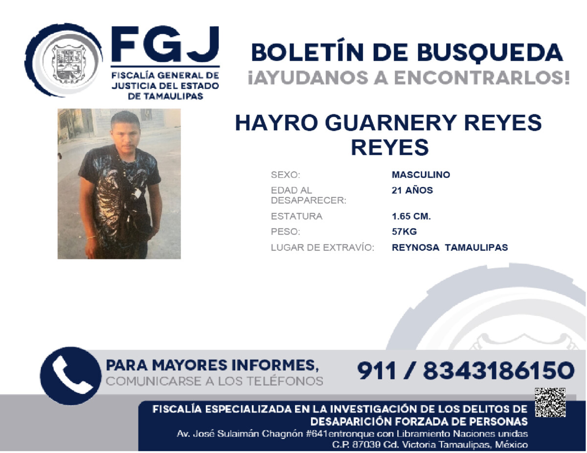 Boletin de busqueda Hayro