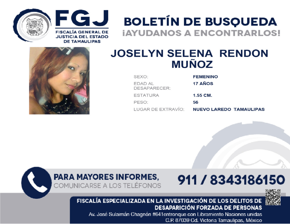 Boletin de Busqueda Joselyn