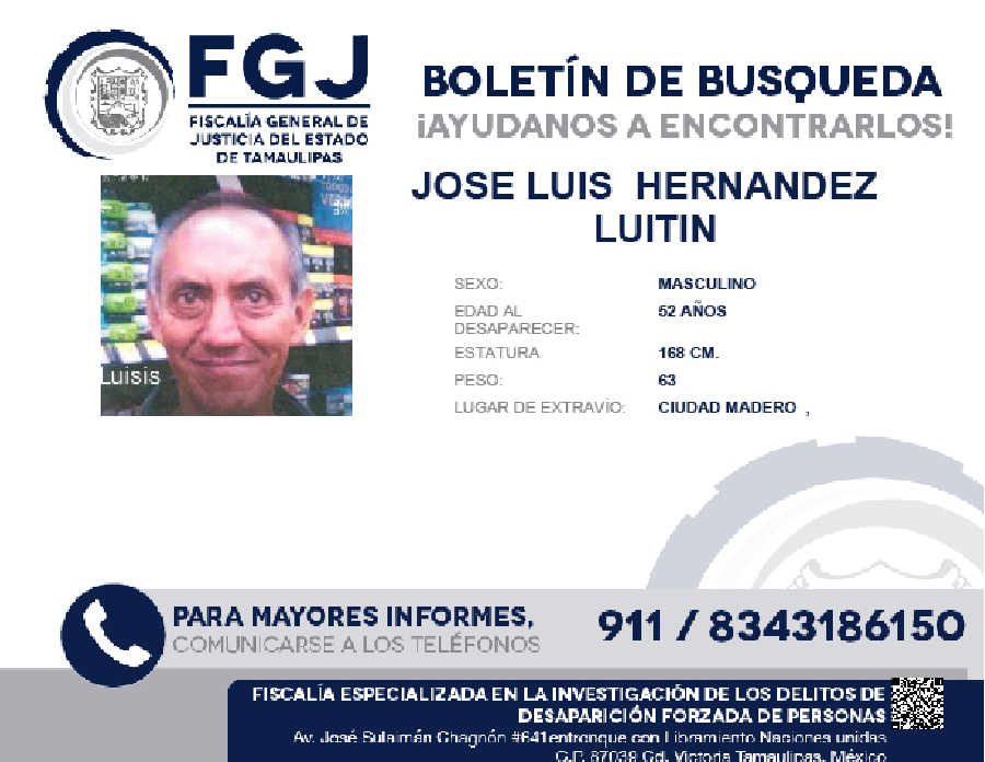 Boletín de Búsqueda JoséLuis