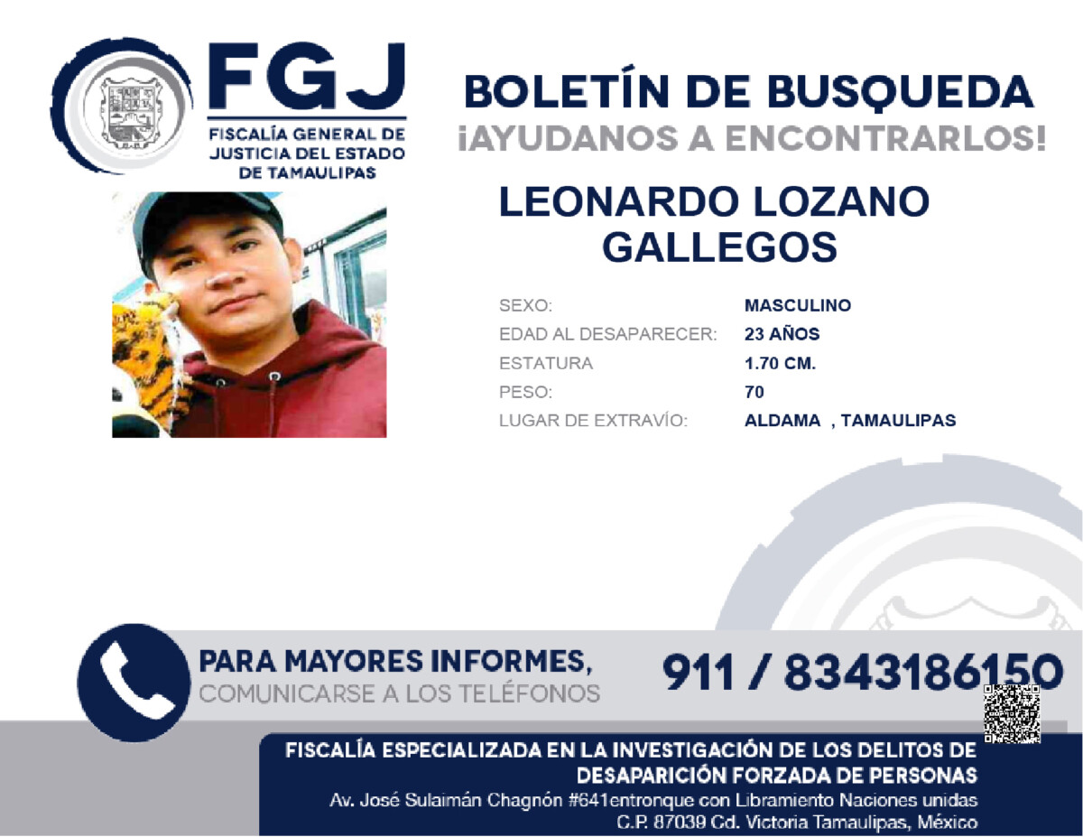 Boletin de Busqueda Leonardo