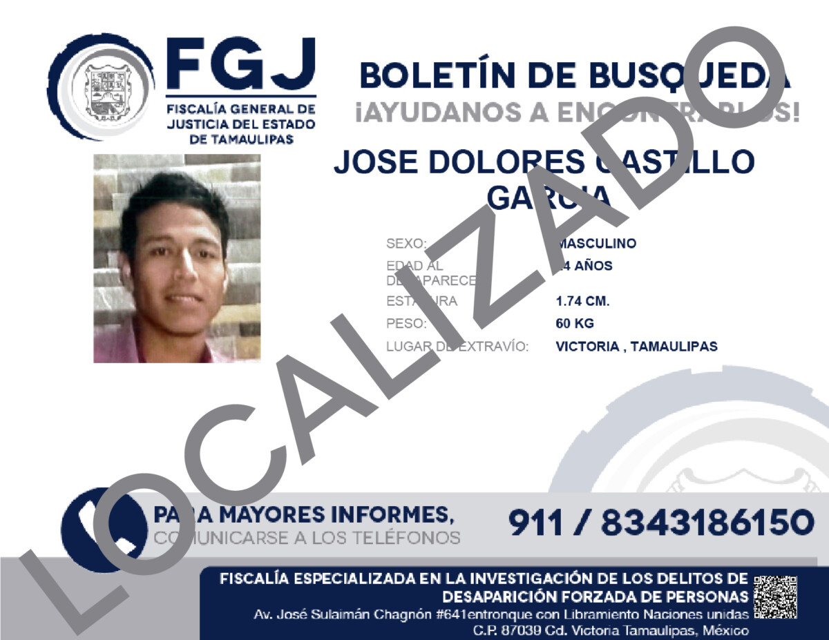 Boletín de Búsqueda José Dolores