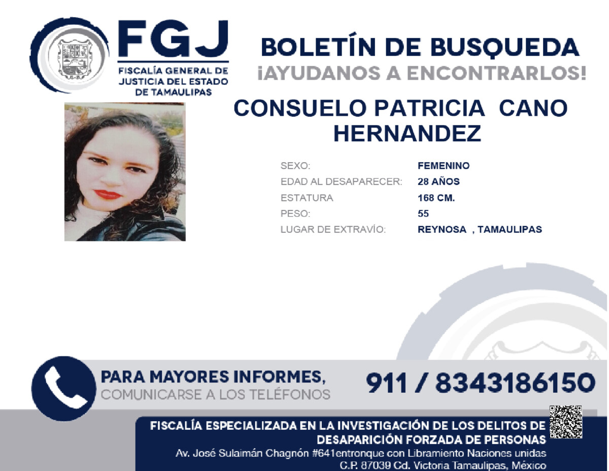 Boletin de Busqueda Consuelo