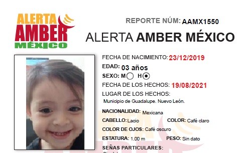 Alerta Amber Josué