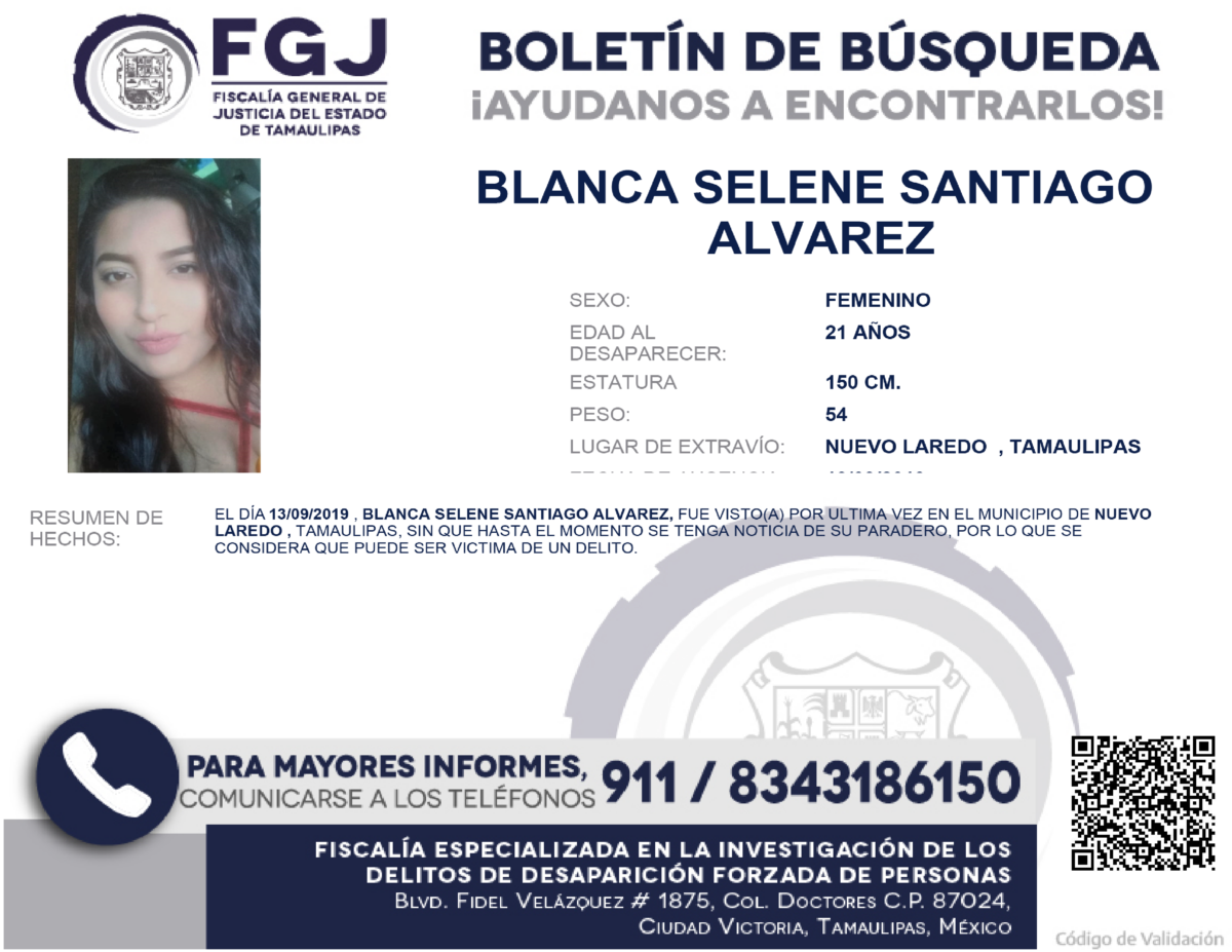 Boletin de Busqueda Blanca