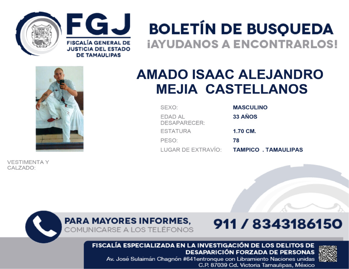 Boletín de Búsqueda Amado