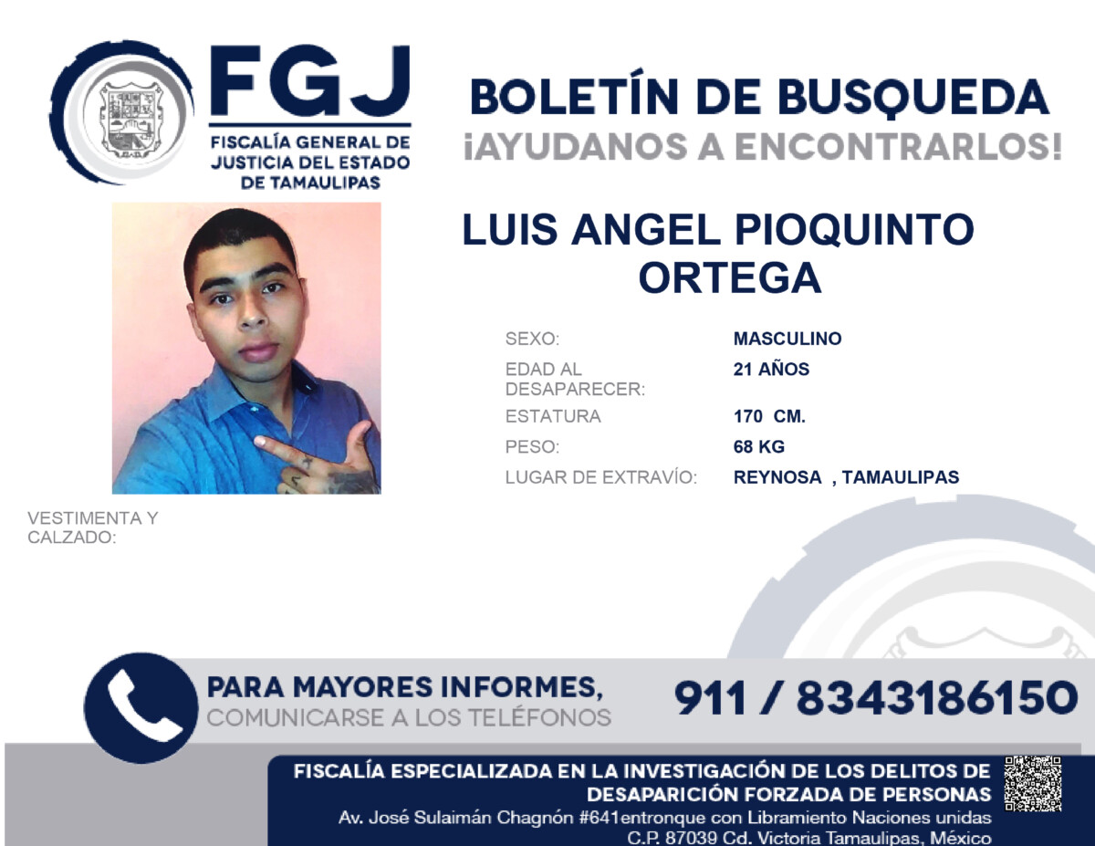 Boletín de Búsqueda Luis