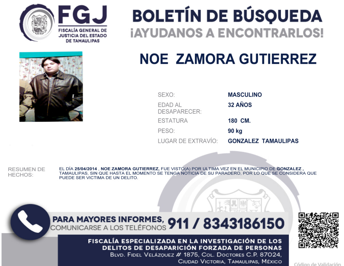 Boletín de Búsqueda Noe