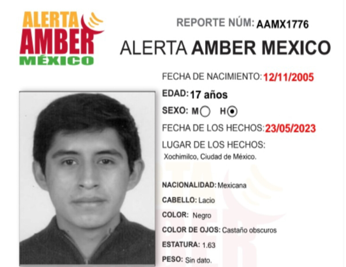 Alerta Amber David Emiliano