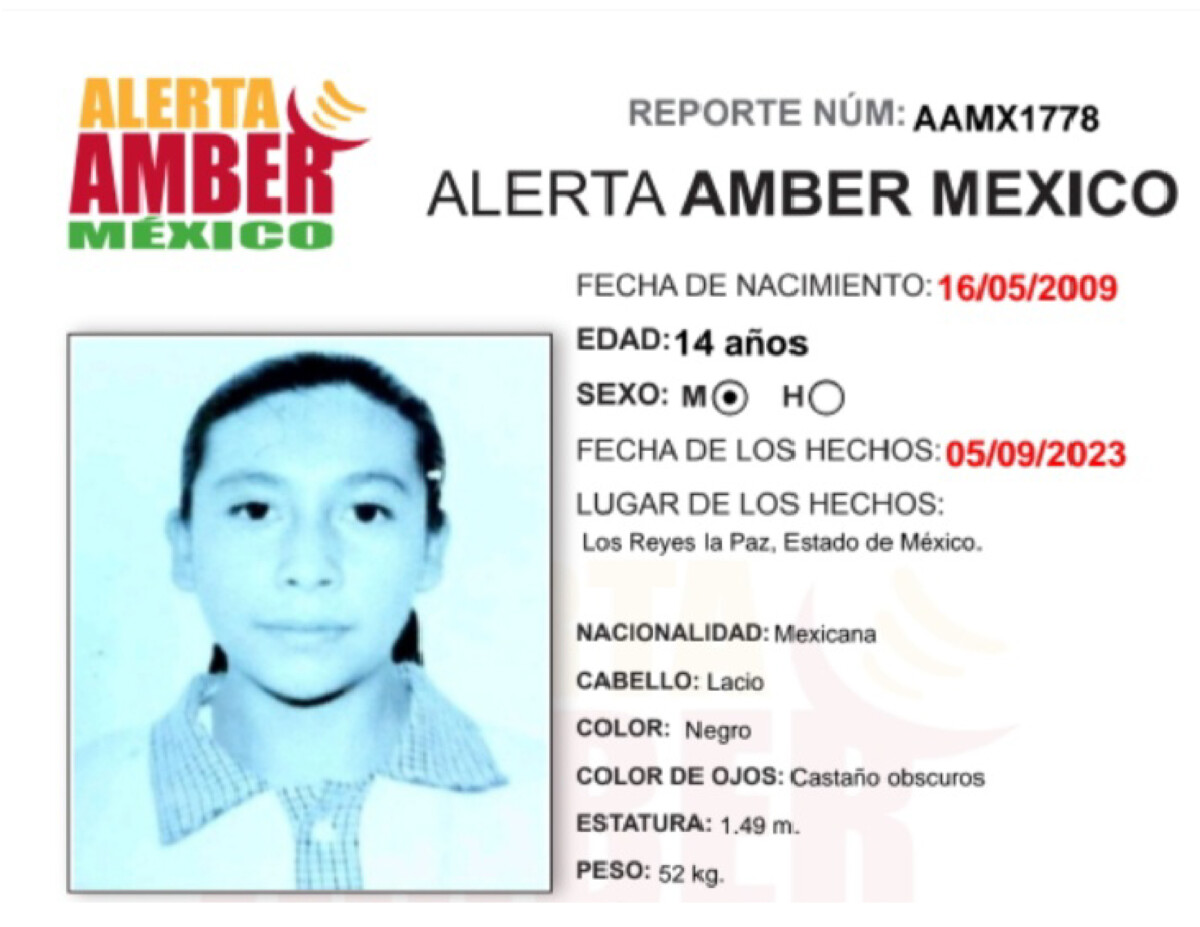 Alerta Amber Yazmin