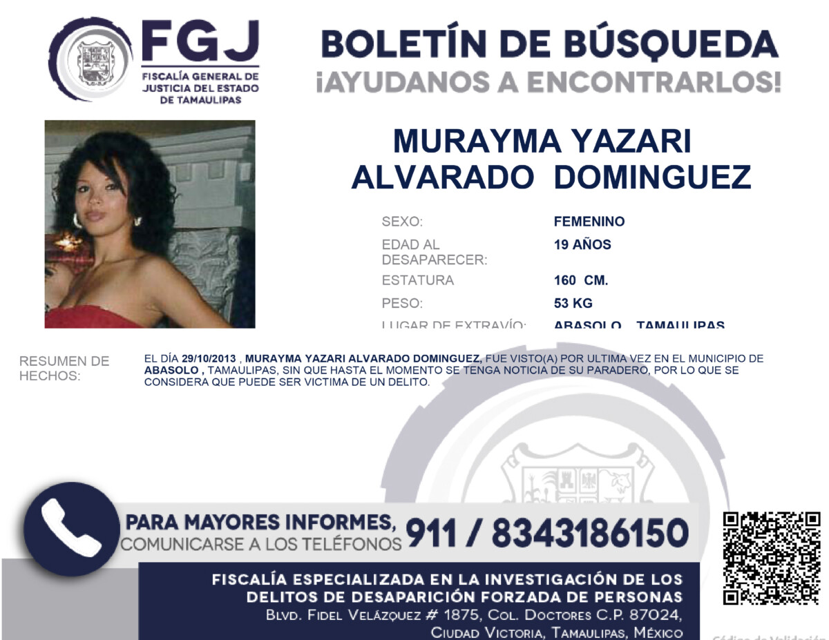 Boletin de Busqueda Murayma