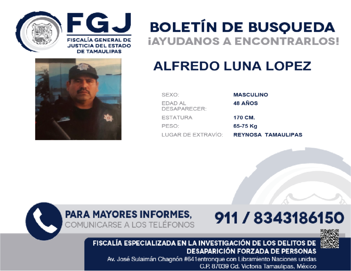 Boletin de Busqueda Alfredo