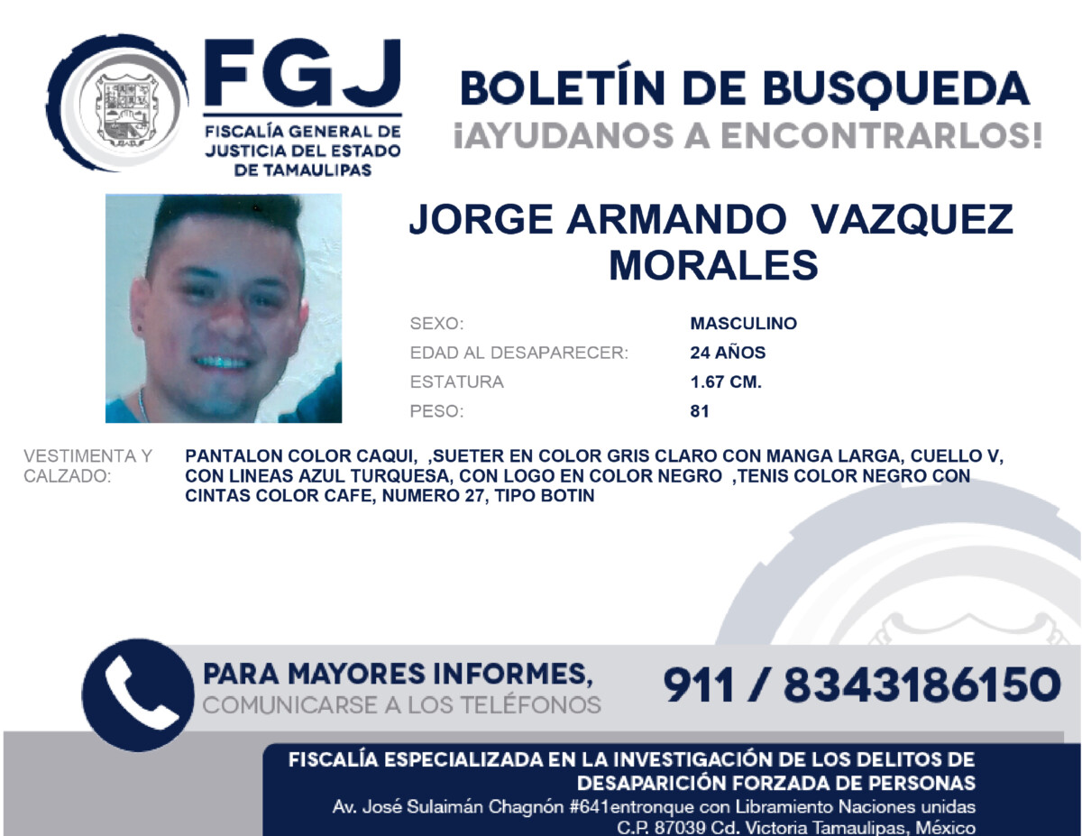 Boletin de Busqueda Jorge