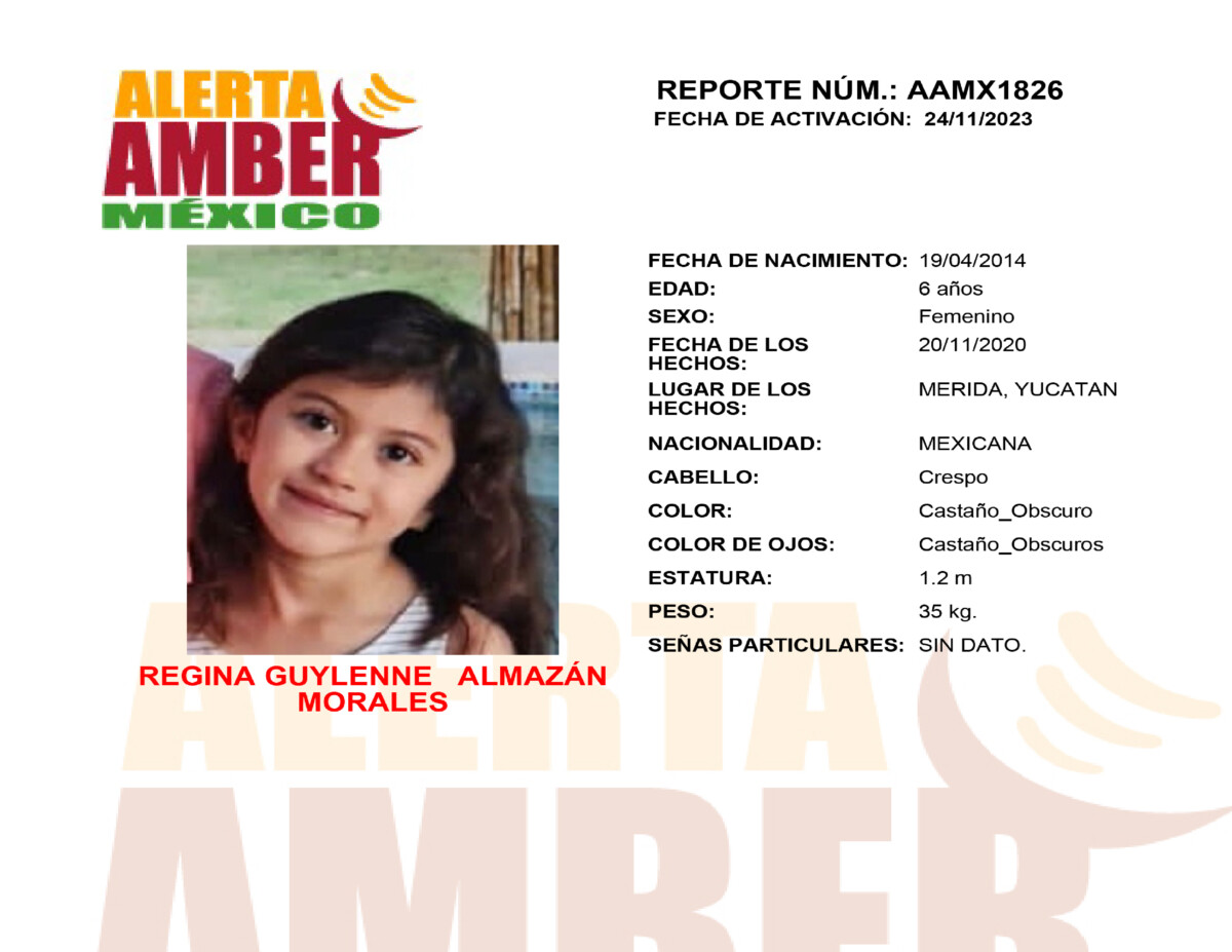 Alerta Amber Regina