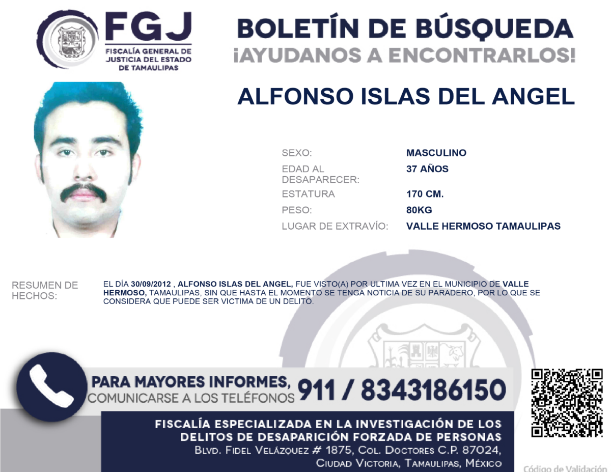 Boletín de Búsqueda Alfonso