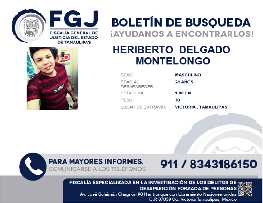 Boletin de Busqueda Heriberto