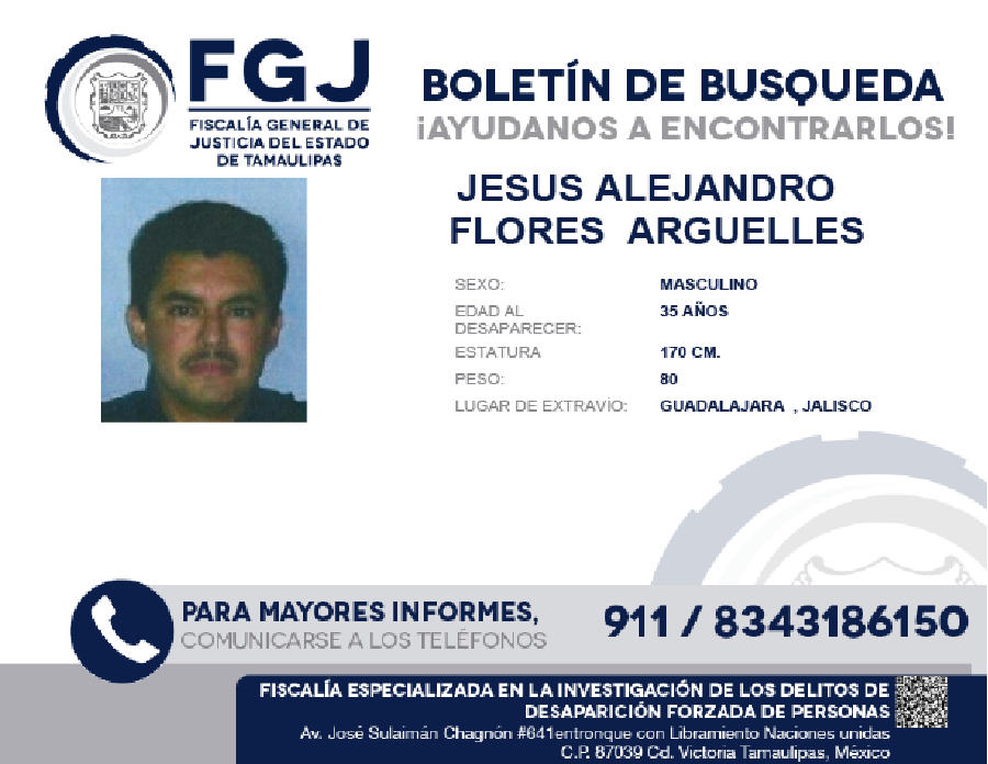 Boletin de busqueda jesus