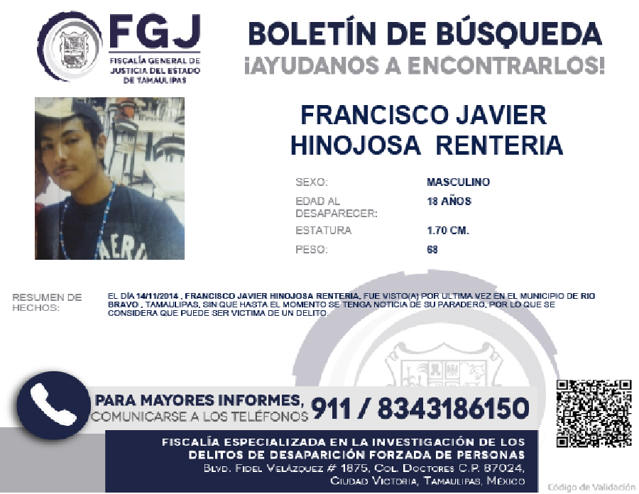 boletín de búsqueda francisco